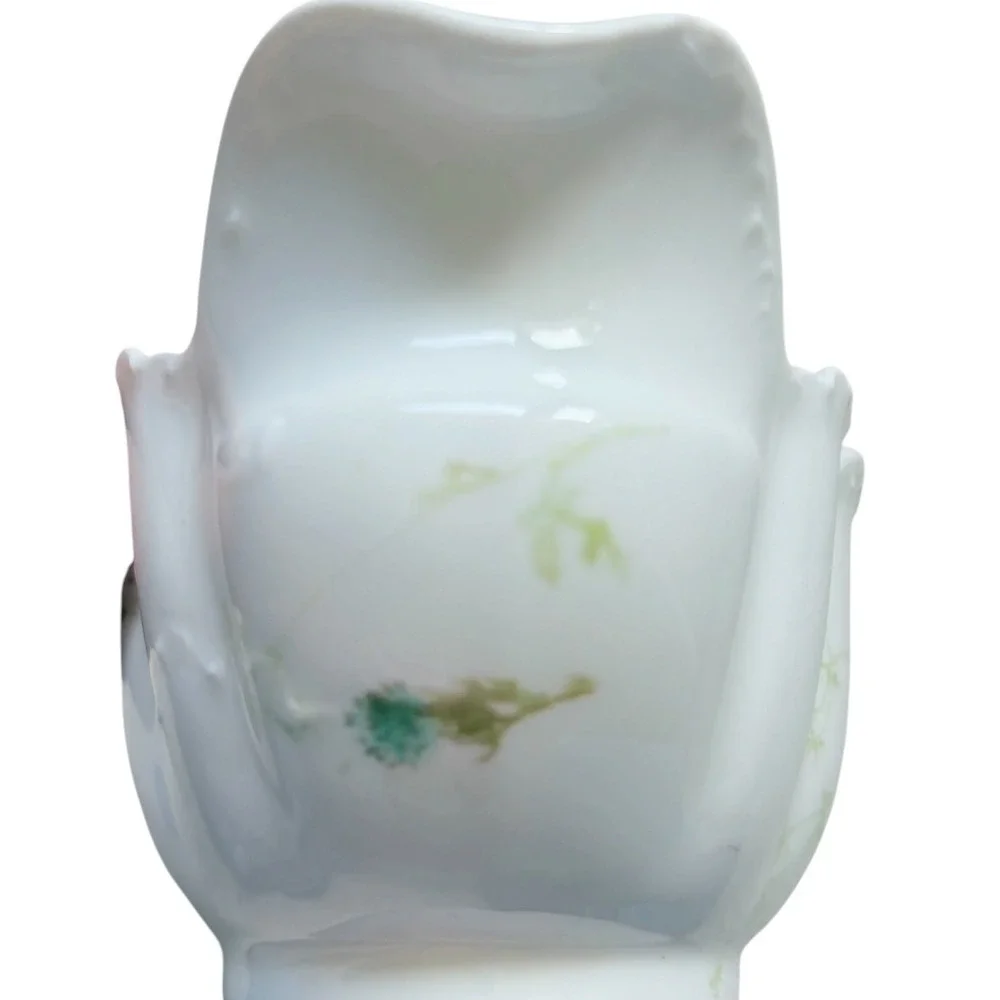 Haviland Antique Limoges France Thistle‎ Porcelain Bowl J.W. Putts. 1876–1889